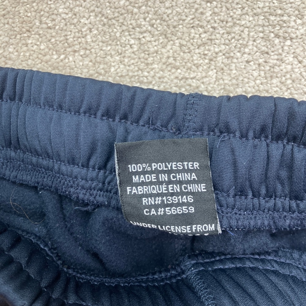 Real Madrid Mens L Joggers Navy Blue Soccer Training Pants RN139146 - Picture 5 of 8